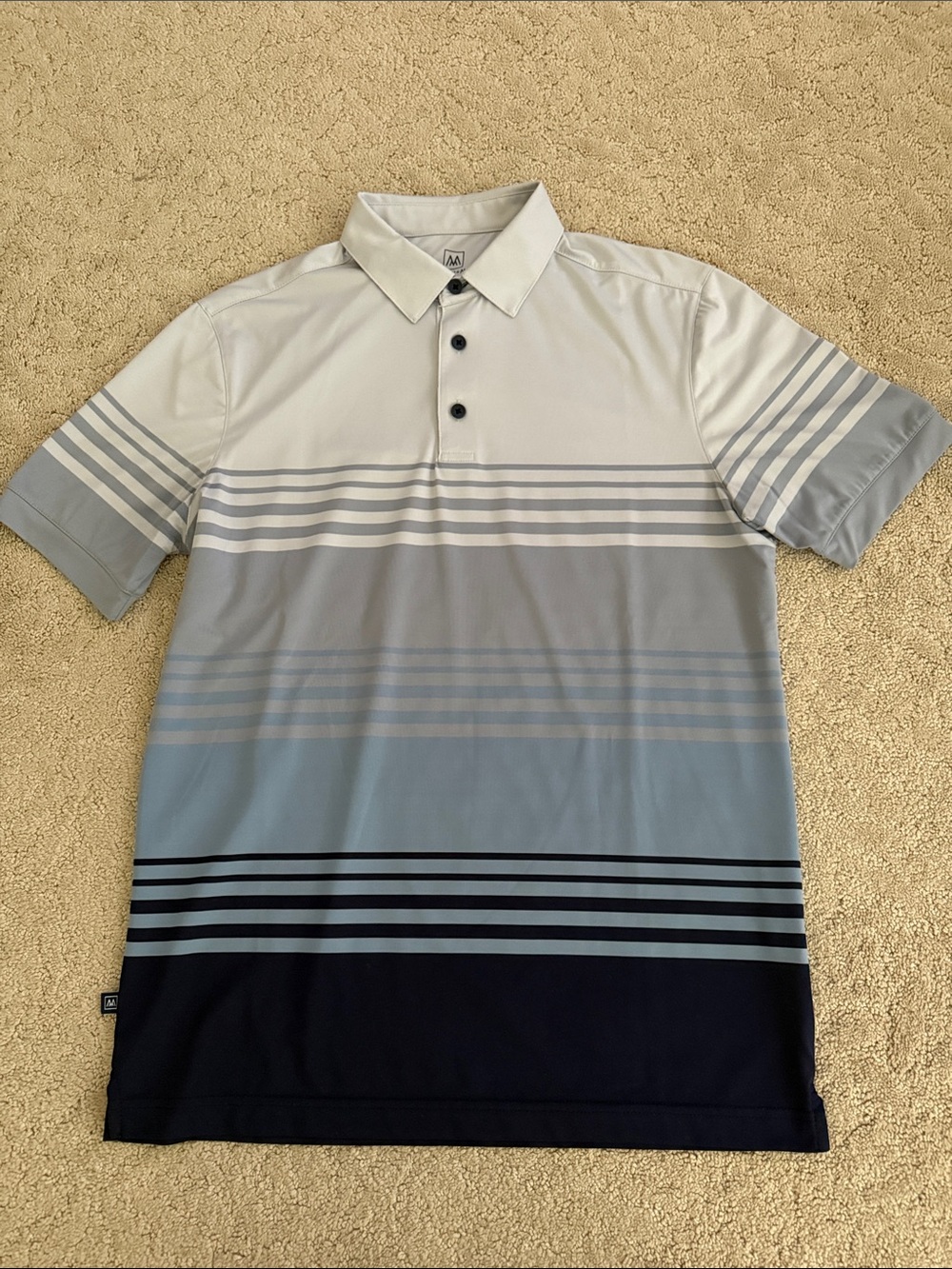 Mizzen+Main Gradient Stripe Polo
